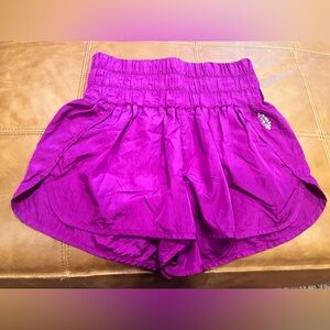 Free People The Way Home Shorts Dark Pink Sz. M Like New 
MSRP$30
